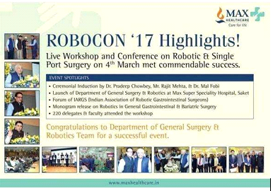 Dr. Ashish Vashistha - Robotic and Minimal Access Surgery Leadership